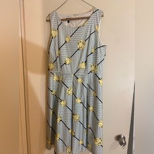 Floral midi dress| Talbots